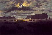 Caspar David Friedrich, Northern Sea in the Moonlight